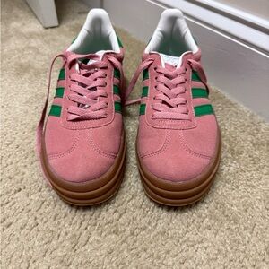 Adidas Gazelle Sneakers - pink and green - BRAND NEW